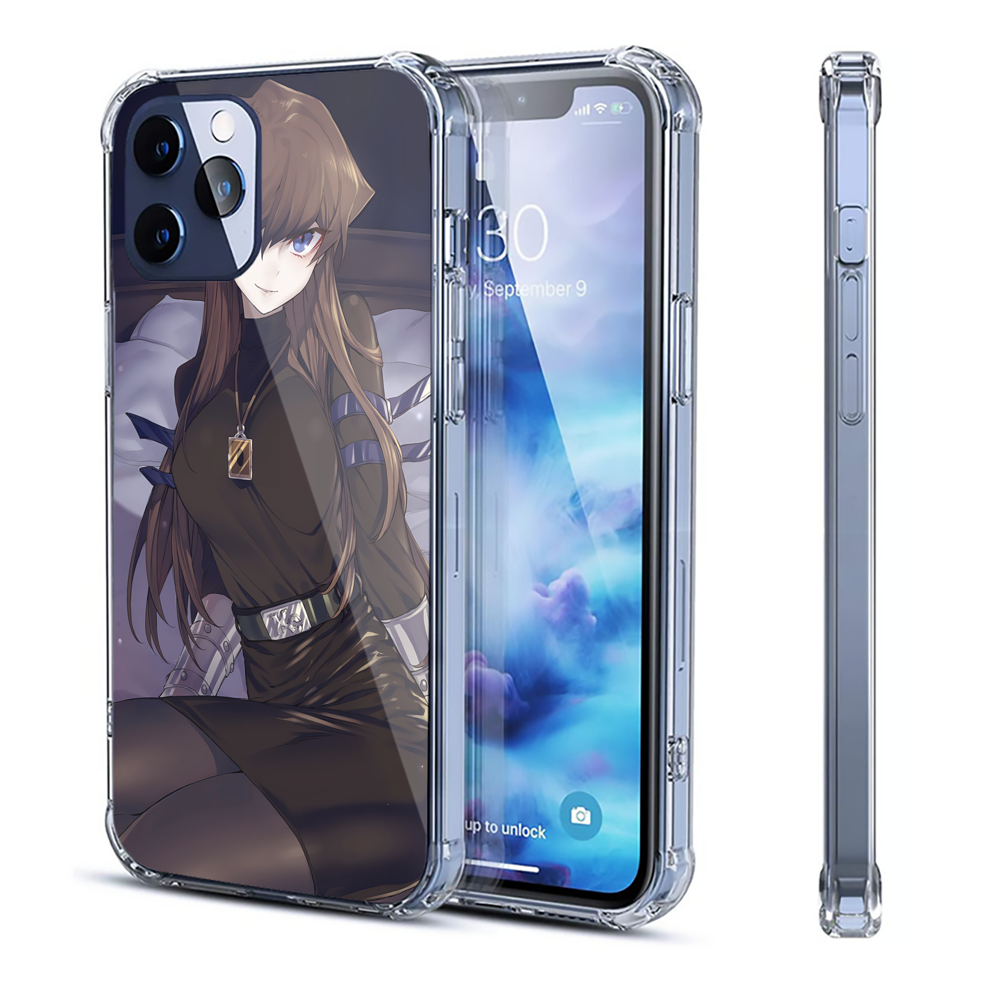 （画像用） 遊☆戯☆王 Yu-Gi-Oh! 【iPhone 12シリーズ対応】透明スマホケース（クリアソフトケース）